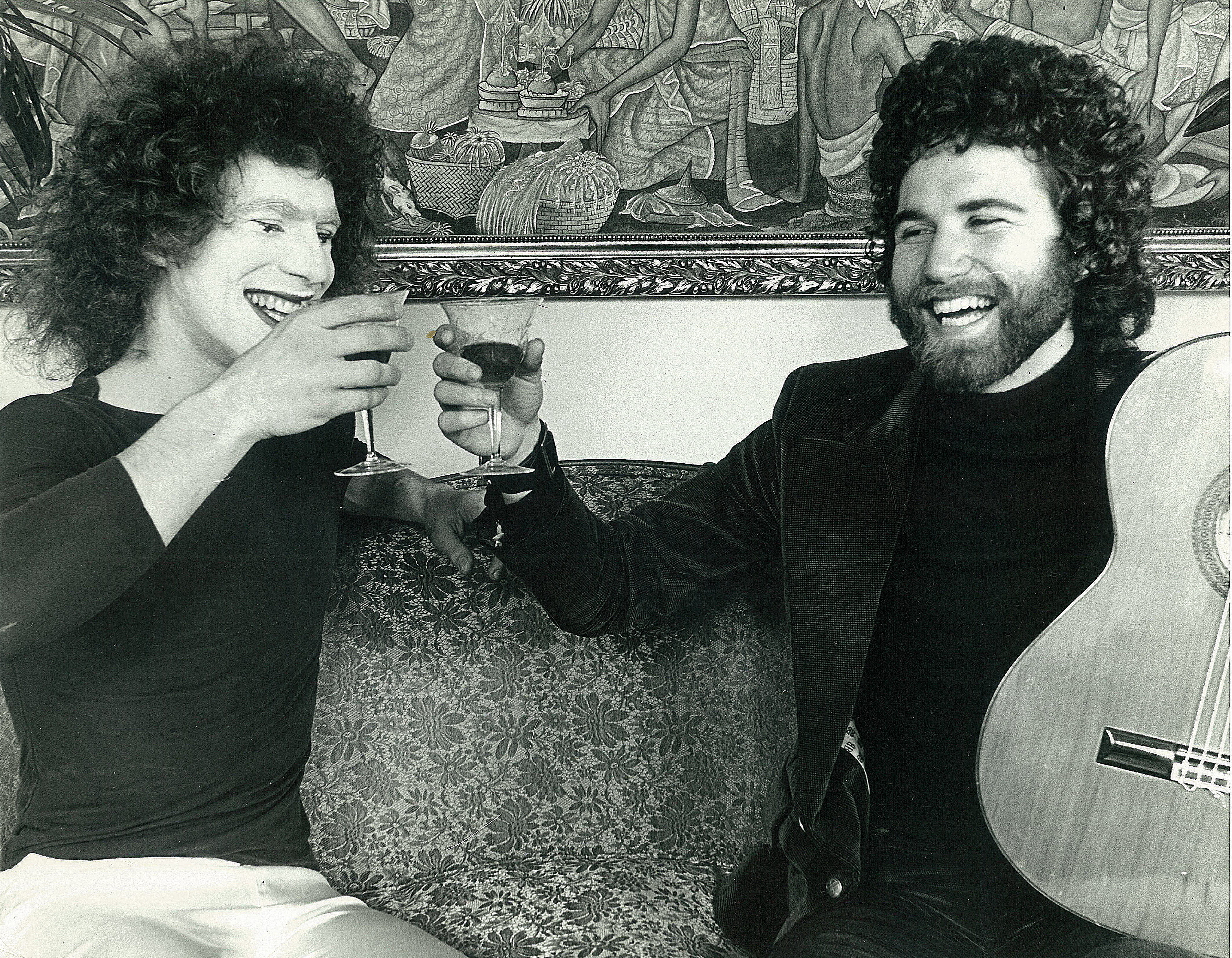 Two Men With Wine Colucci & Ruggieri